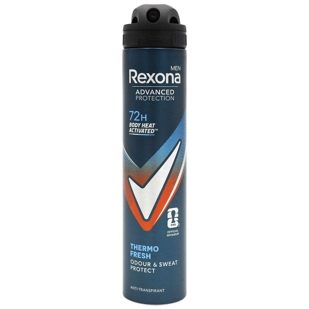 Rexona Men Advanced Protection Thermo Fresh, Antiperspirant Spray Pentru Barbati, Protectie 72 Ore, 200 ml