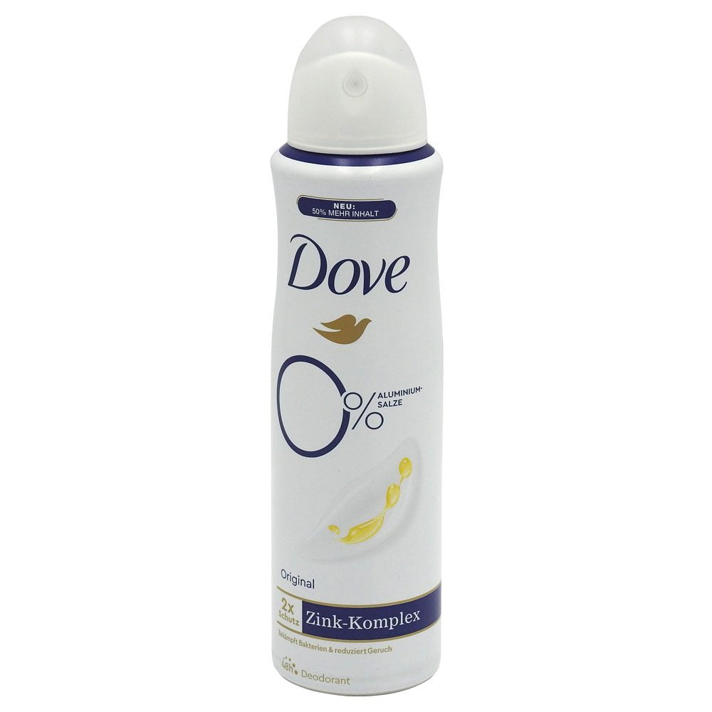 Dove Deodorant Antiperspirant Original, Protectie 48h cu Tehnologie pe Baza de Zinc, Spray 150 ml