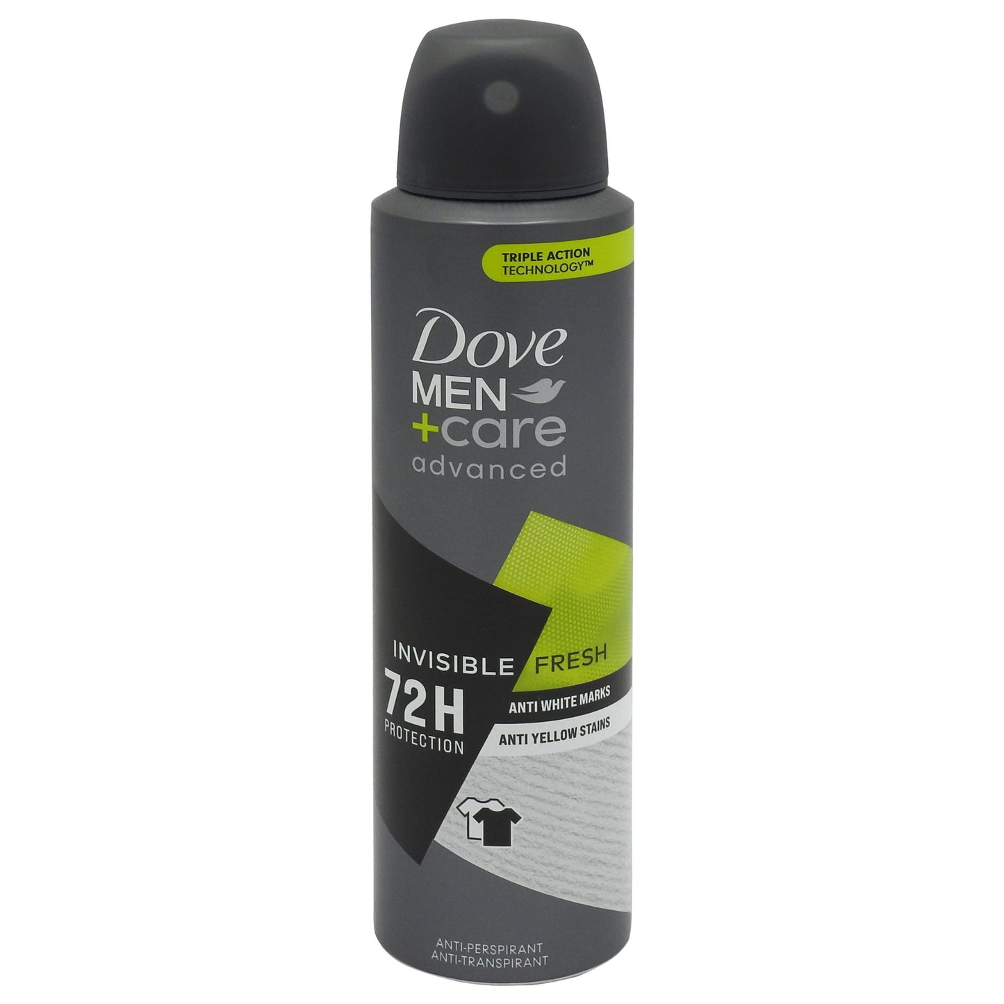 Deodorant Antiperspirant Dove pentru Bărbați, Advanced Care, Invisible Fresh, 150 ml