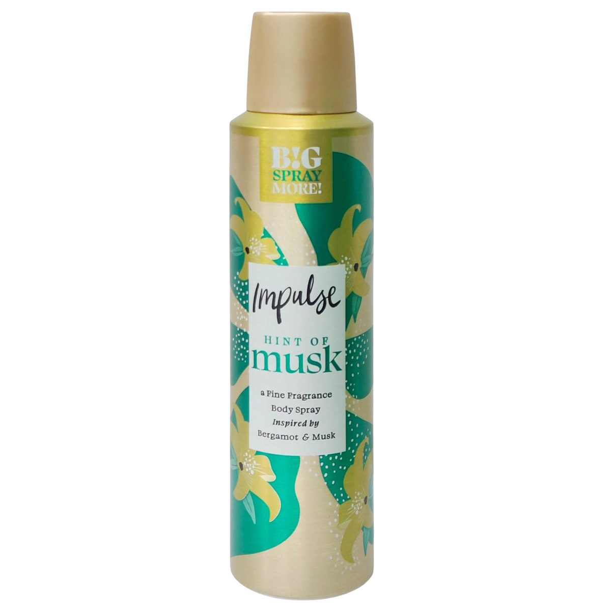 Deodorant Spray Impulse Hint Of Musk, Parfum Floral și Mosc, Protecție Zilnică, 150 ml
