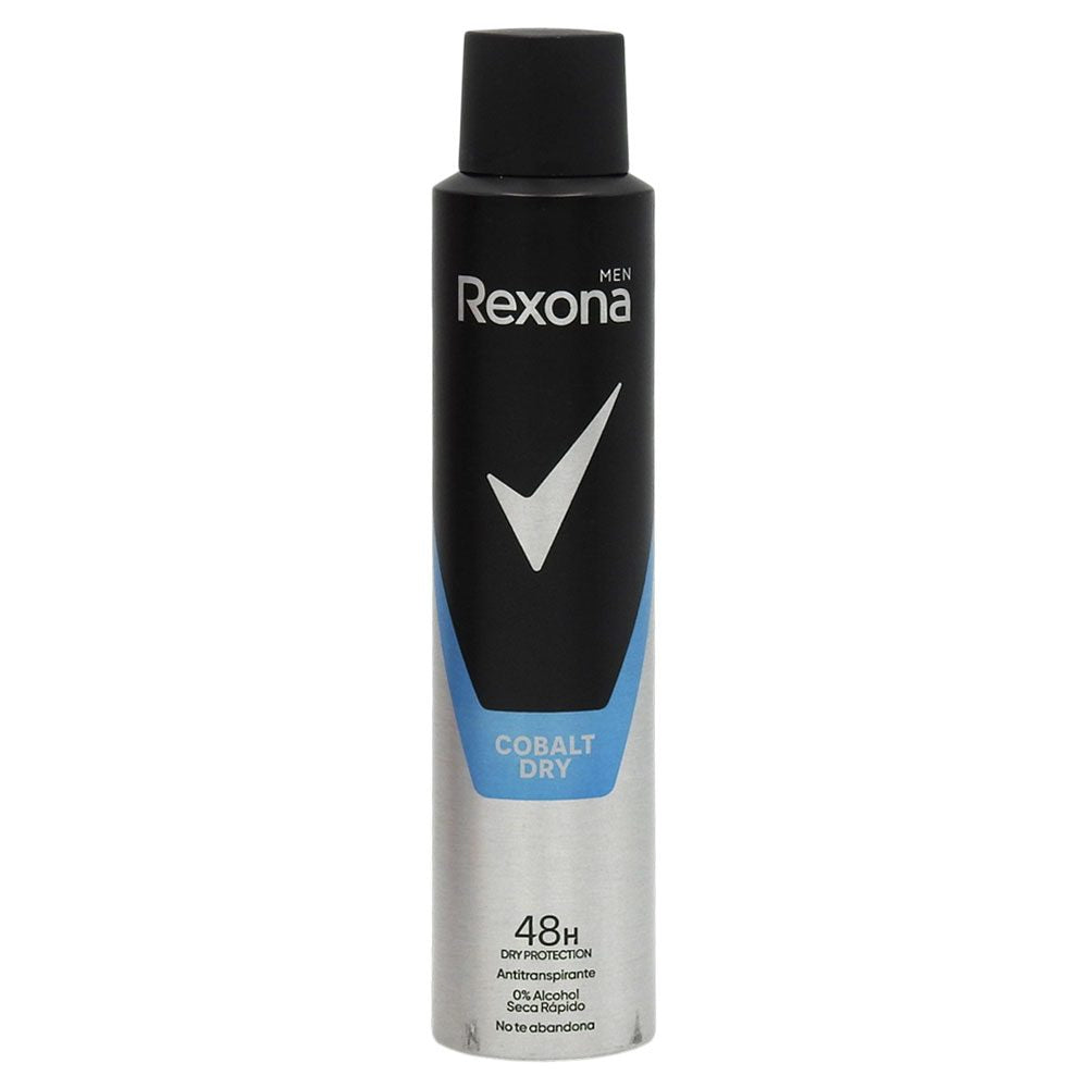 Rexona Men Cobalt Dry, Deodorant Antiperspirant Spray, Tehnologie MotionSense, Protectie 48h, 200 ml