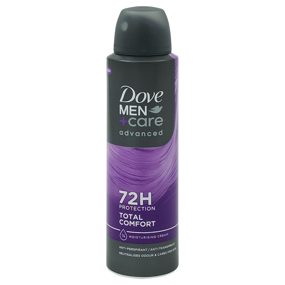 Dove Men Advanced Care Total Comfort, Deodorant Antiperspirant Spray, Protectie 72 Ore, 150 ml