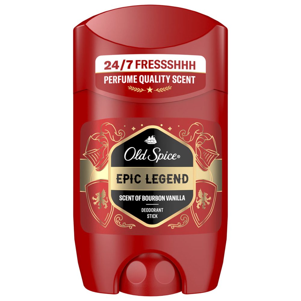 Old Spice Antiperspirant Stick Epic Legend, Protectie Impotriva Mirosurilor Neplacute, Roll-on Masculin, 50 ml