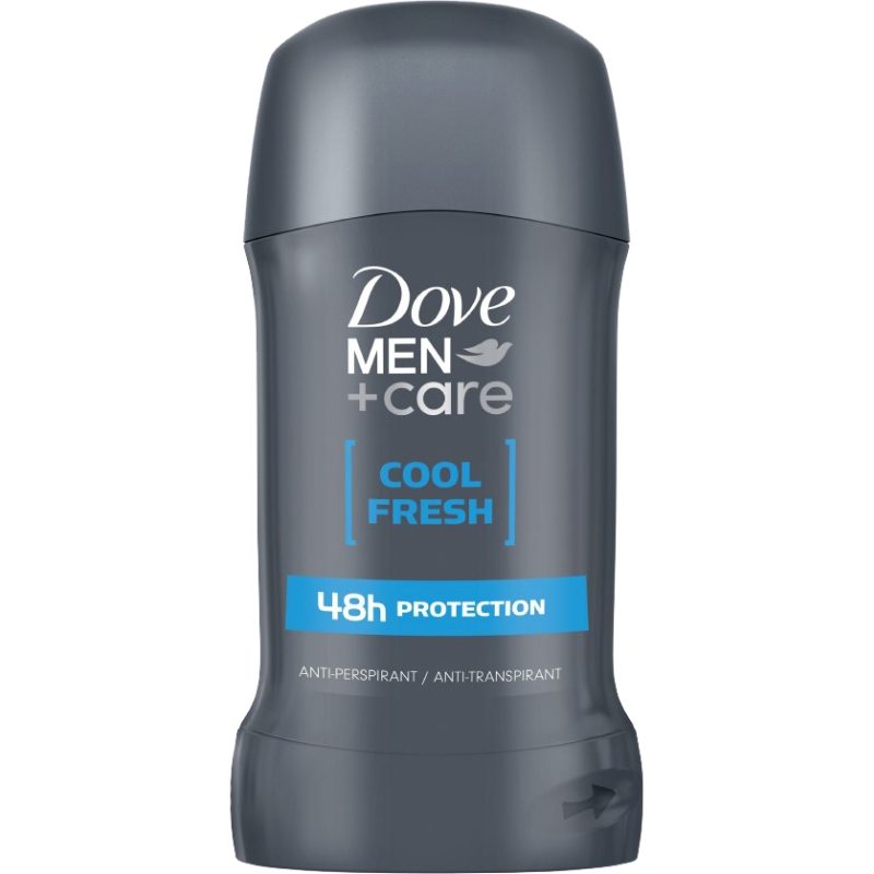 Dove Men+Care Antiperspirant Stick, Protectie 48h Cool Fresh, Formula Fara Alcool, 50 ml