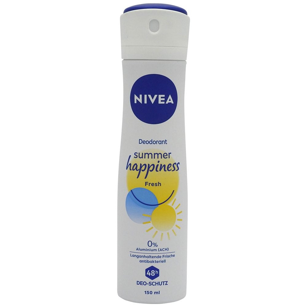Nivea Fresh Summer Antiperspirant Deodorant, Protecție 48h, Parfum Floral, Fără Alcool, Spray 150 ml