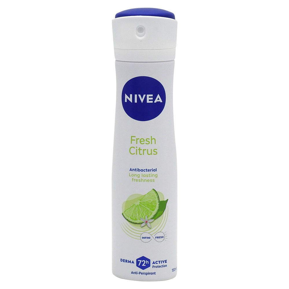 Antiperspirant Spray Nivea Men Lime Citrus Fresh, Protectie 48h Prospetime Indelungata, 150 ml