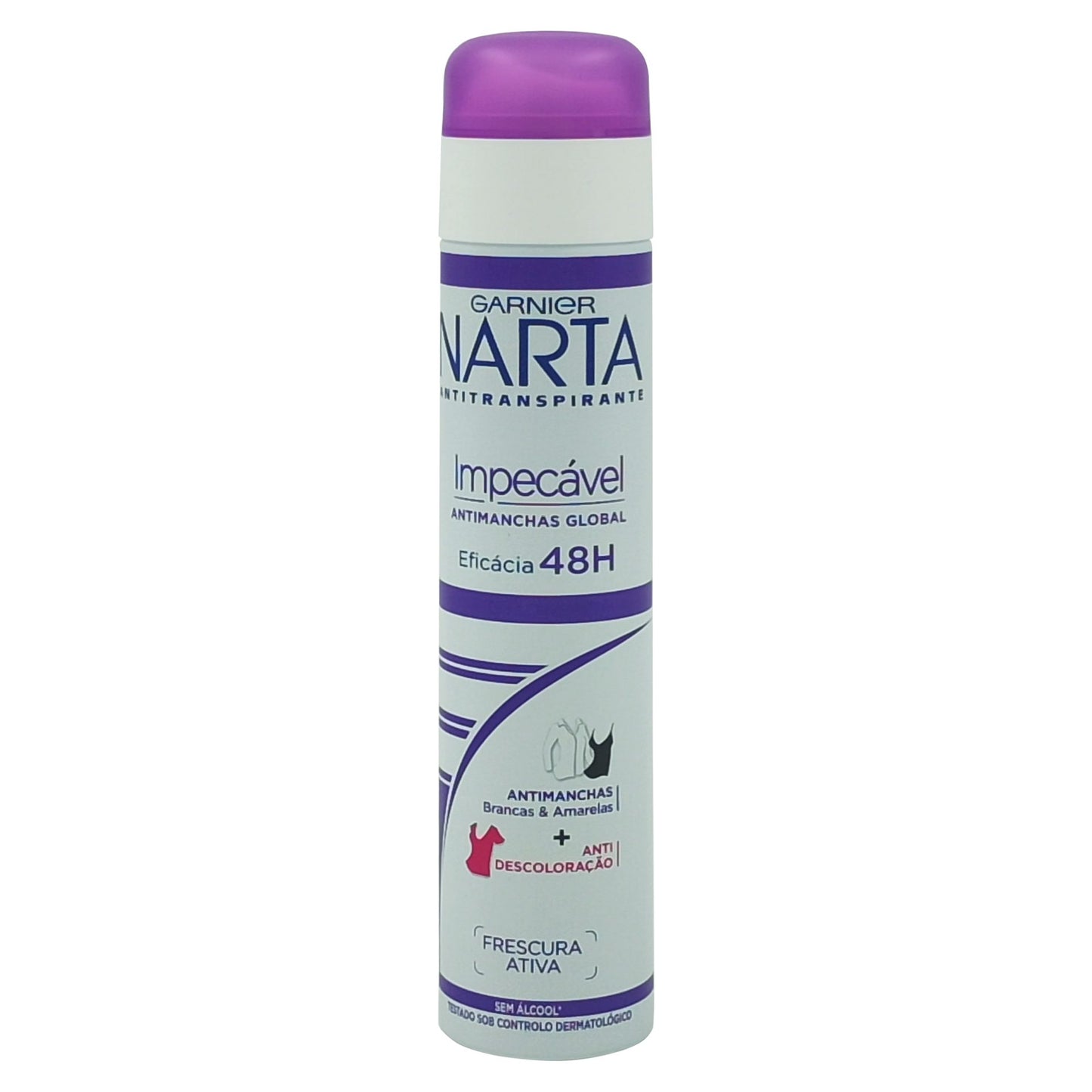 Garnier Narta Impeccable, Spray Antiperspirant Deodorant, Protectie Invizibila impotriva Petelor, 200 ml