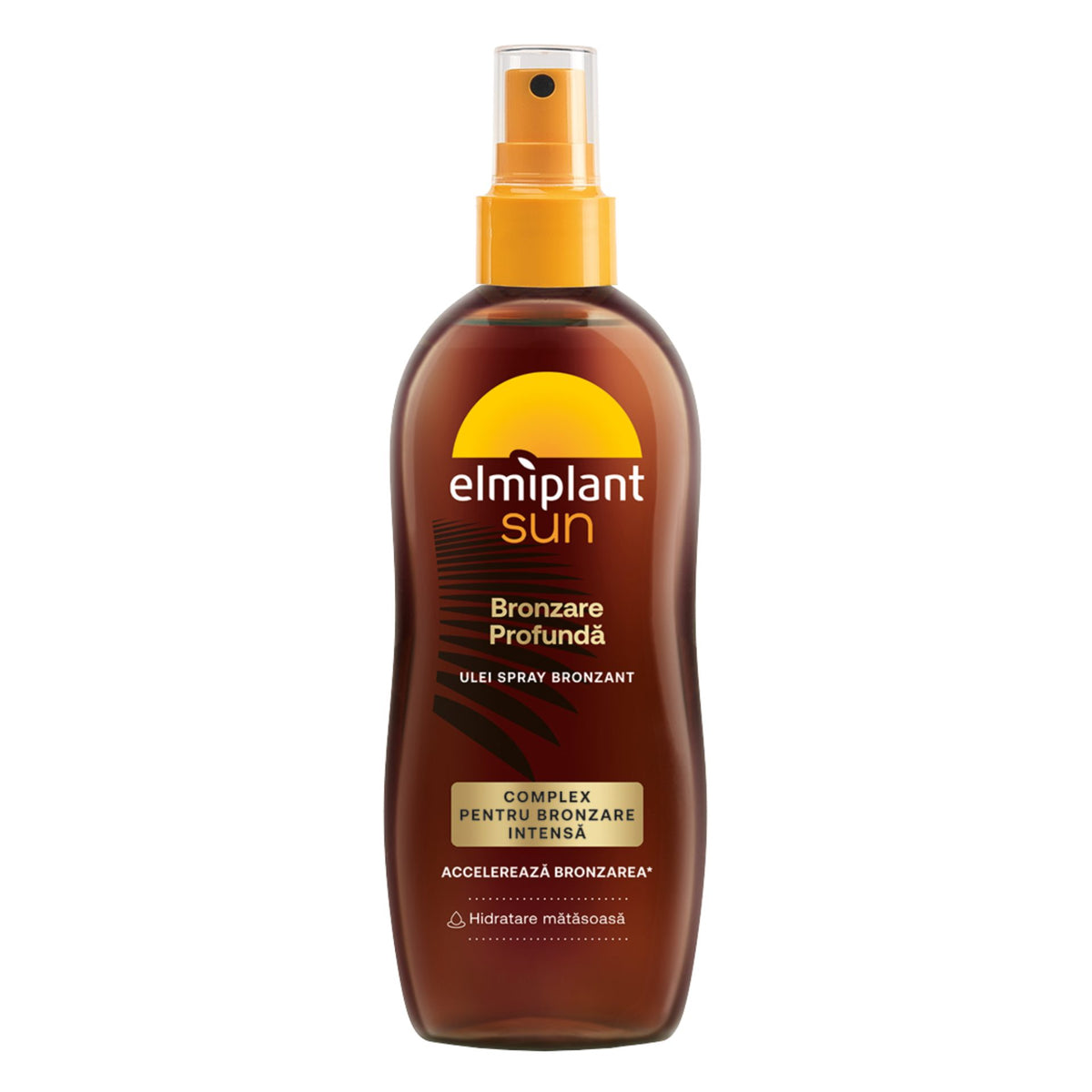 Elmiplant Sun Ulei Spray Bronzant pentru Bronzare Intensa, Formula cu Absorbtie Rapida, Fara Protectie Solara, SPF 0, 150 ml
