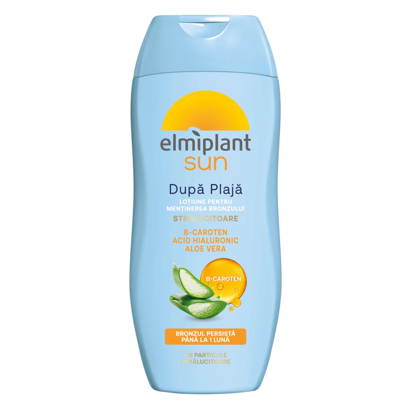 Elmiplant Sun Lapte Hidratant Dupa Plaja, Lotiune pentru Prelungirea Bronzului si Regenerarea Pielii, Formula Usoara, 200 ml
