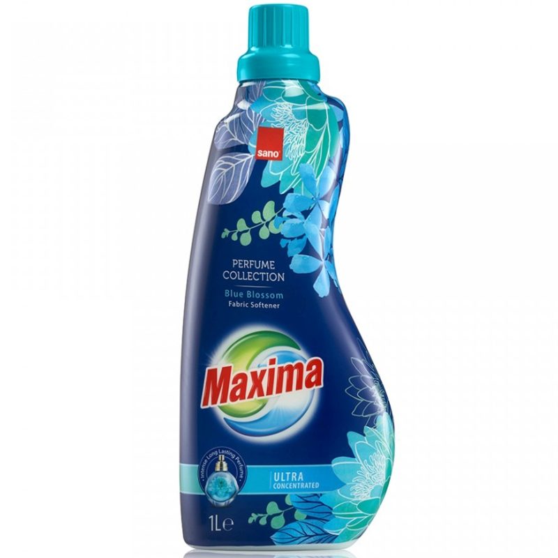 Sano Balsam pentru Rufe, Parfume Collection Blue Blossom, Tehnologie Microcapsule, Parfum Intens, 40 Spalari, 1 L