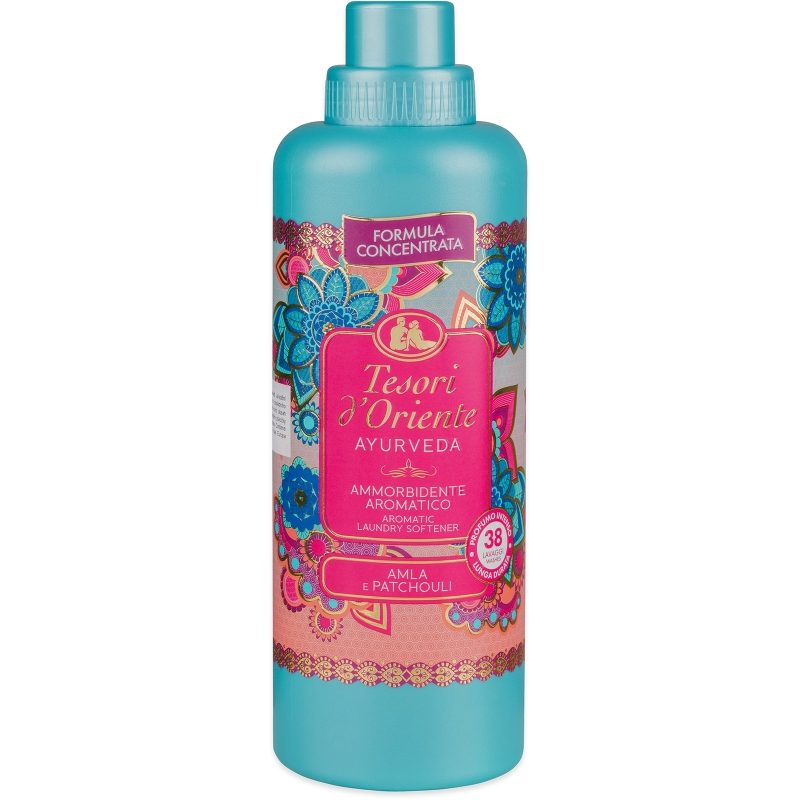 Tesori d'Oriente Balsam de Rufe Concentrat, Aroma Ayurveda, Parfum Oriental cu Citrice și Patchouli, 38 Spălări, 760 ml