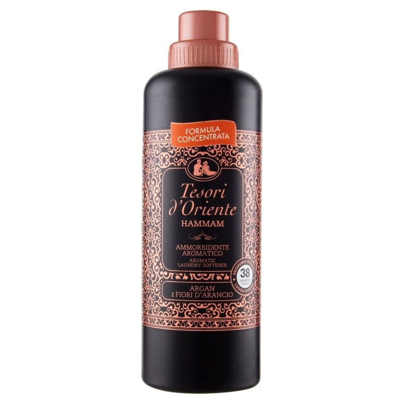 Balsam de Rufe Tesori d'Oriente, Parfum Hammam cu Ulei de Argan si Floare de Portocal, Concentrat, 760 ml, 38 Spalari