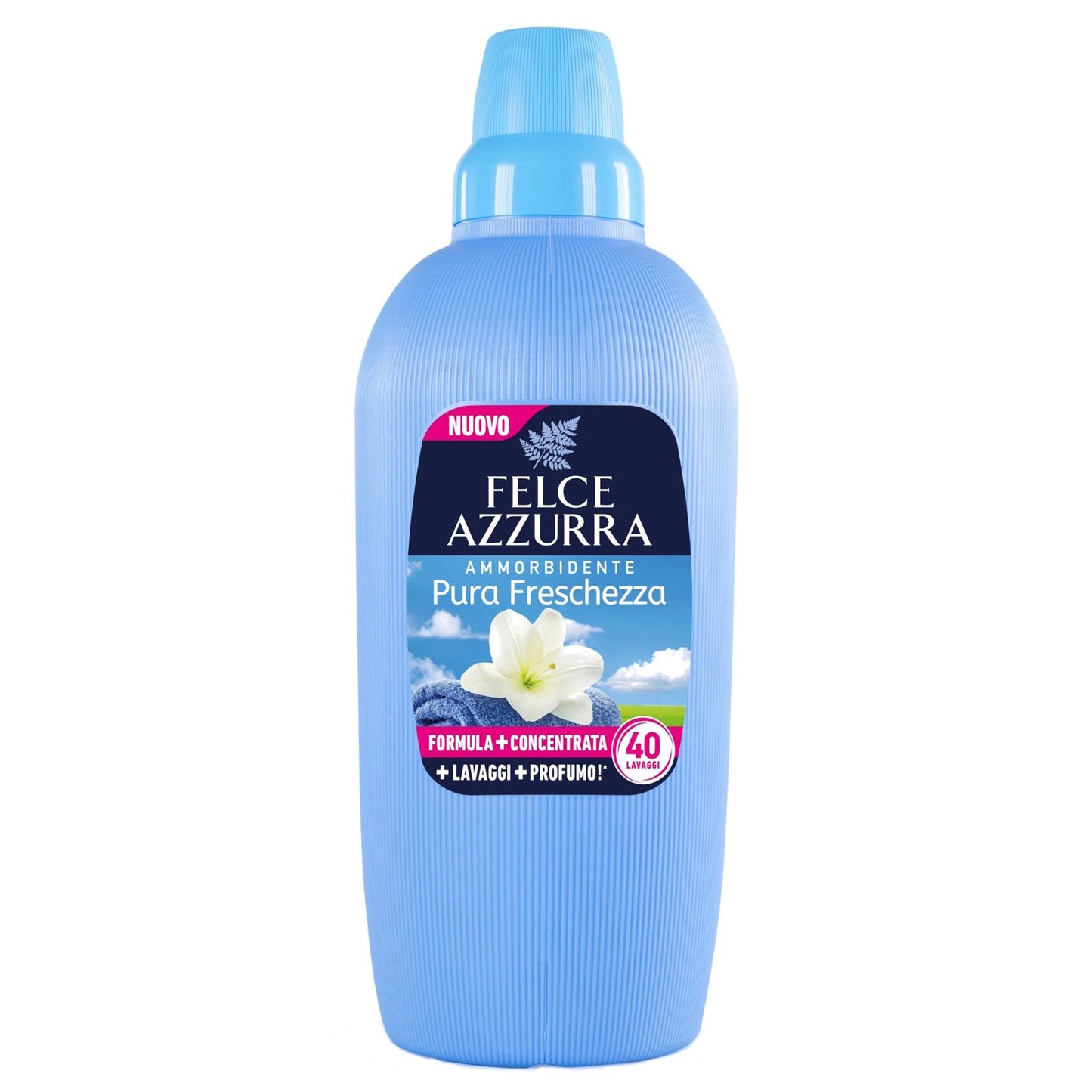 Felce Azzurra Balsam de Rufe Concentrat, Parfum Pura Freschezza, Formula Catifelare, 40 Spalari, 2 L