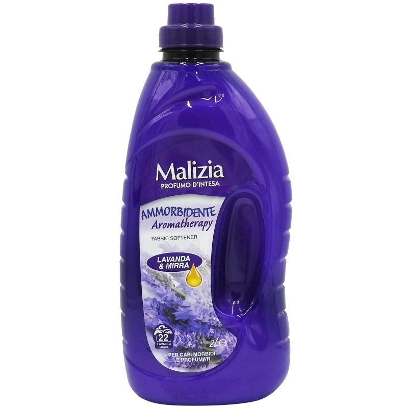 Balsam pentru Rufe Malizia, Lavanda, Catifelare si Prospetime, Recipient 2 L, 22 Spalari