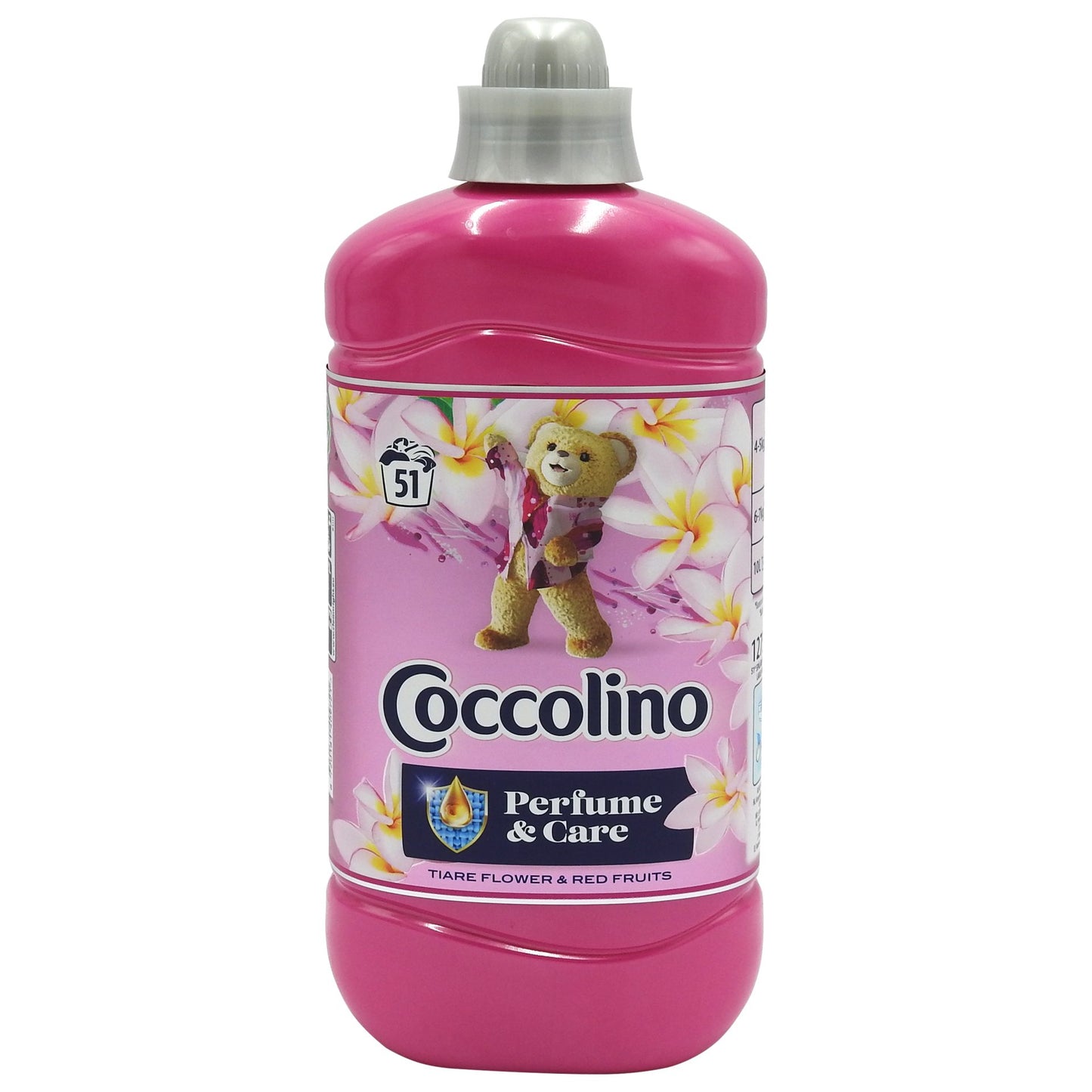 Coccolino Balsam Pentru Rufe, Parfum Tiare Flower Și Red Fruits, Concentrat, 51 Spălări, 1.275 L