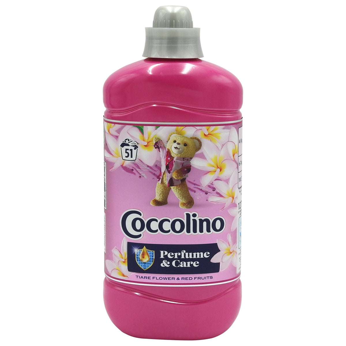 Coccolino Balsam Pentru Rufe, Parfum Tiare Flower Și Red Fruits, Concentrat, 51 Spălări, 1.275 L