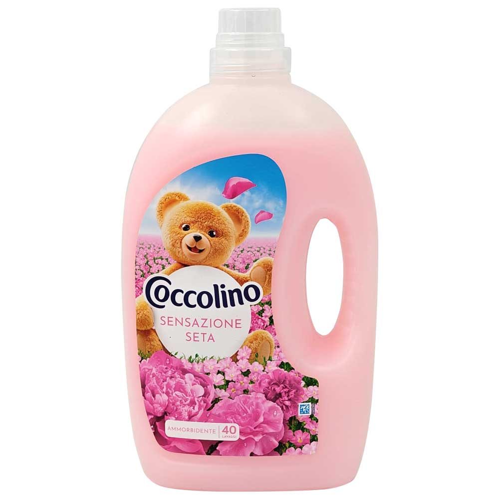 Balsam pentru Rufe Coccolino Sensazione Seta, Parfum de Matase, Concentrat, 3 L, 40 Spalari