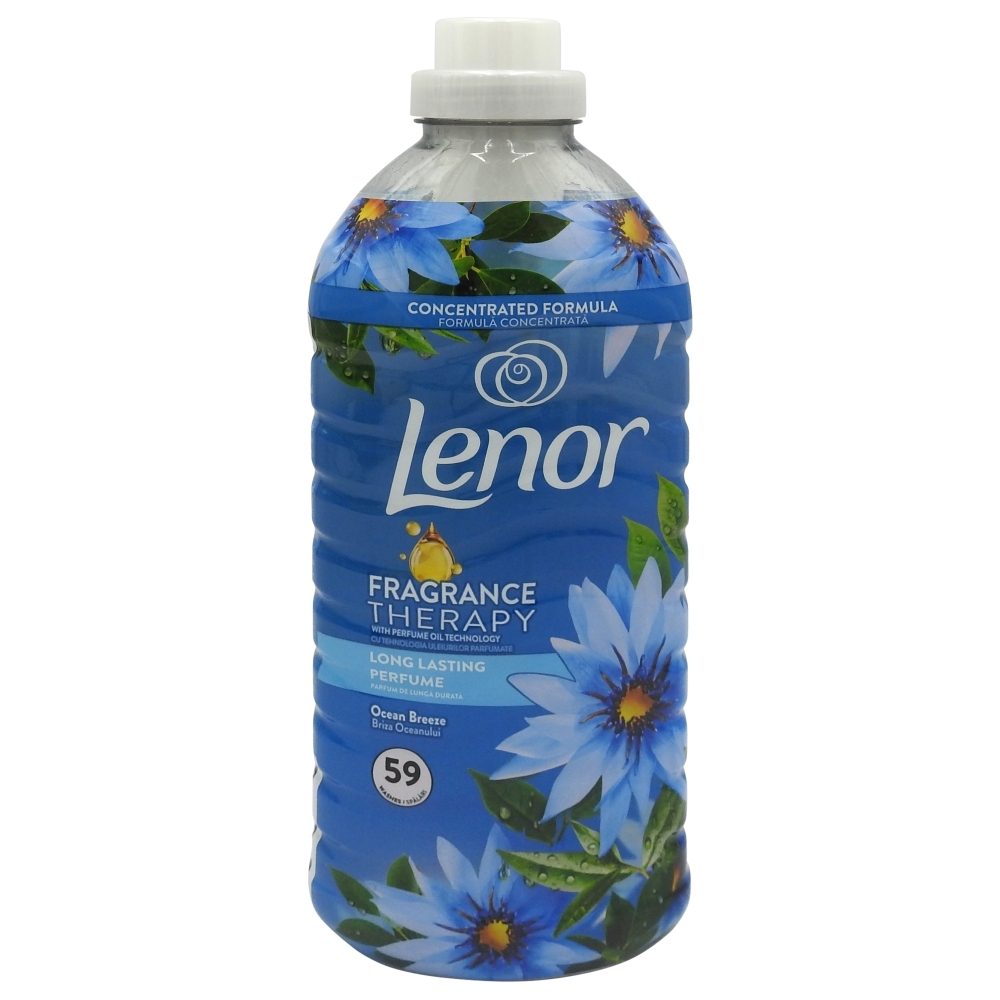 Balsam pentru Rufe Lenor, Parfum Ocean Breeze, Prospețime de Lungă Durată, 1239 ml, 59 Spălări