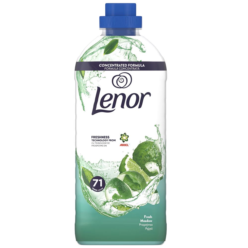 Balsam de Rufe Lenor Fresh Meadow, Parfum Proaspat, 71 Spalari, 1.491 L