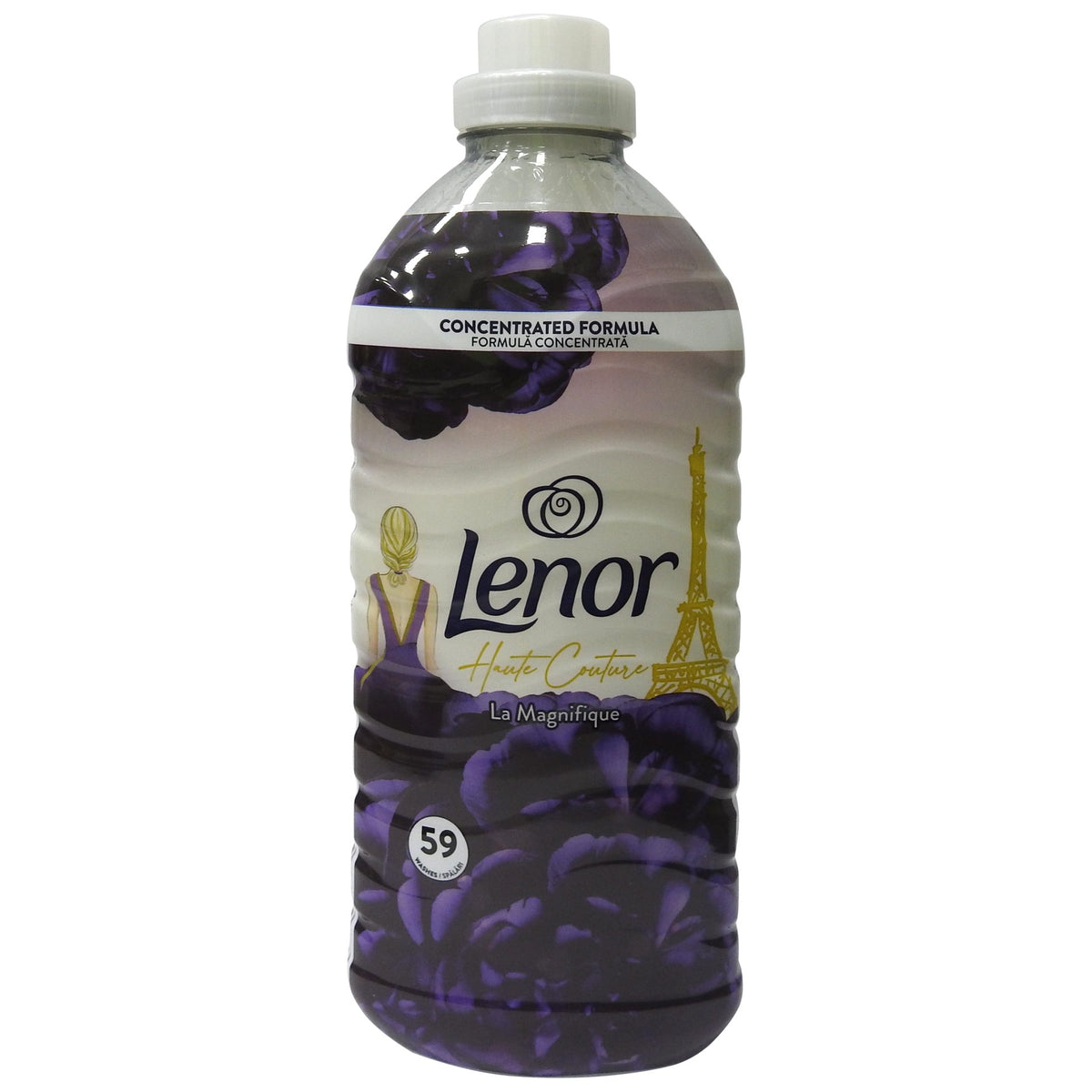 Lenor Balsam pentru Rufe, La Magnifique, Parfum Floral și Note Lemnoase, Concentrat, 59 Spălări, 1.239 L