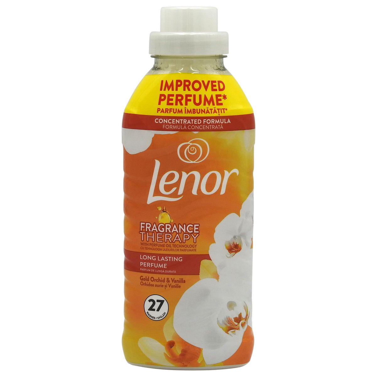 Lenor Gold Orchid Balsam pentru Rufe, Note Florale și Vanilie, Concentrat, 567 ml, 27 Spălări