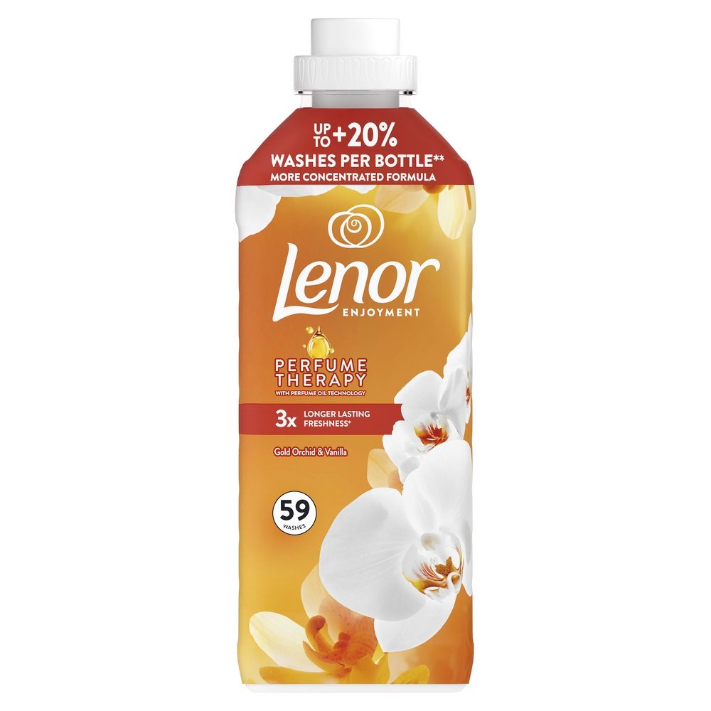 Balsam pentru Rufe Lenor, Parfum Gold Orchid, Concentrat, Tehnologie Anti-Age3, 1239 ml, 59 Spalari