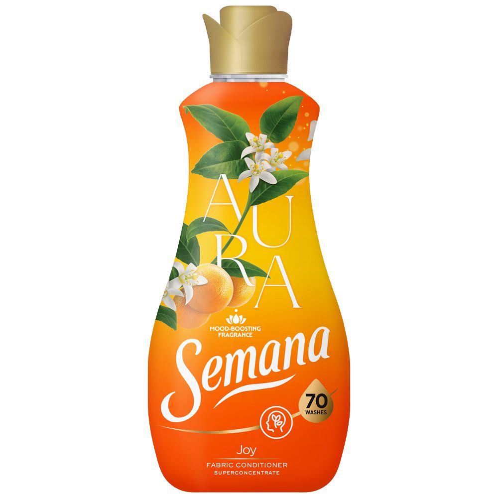 Semana Aura Joy, Balsam de Rufe Concentrat, Parfum Floral de Lungă Durată, 70 Spălări, 1.4 L
