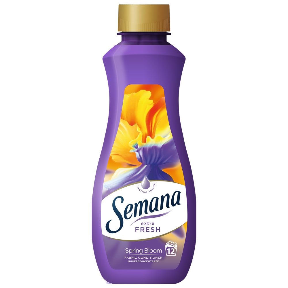 Balsam pentru Rufe Semana Extra Fresh, Parfum Spring Bloom, Formulă Concentrată, 12 Spălări, 250 ml