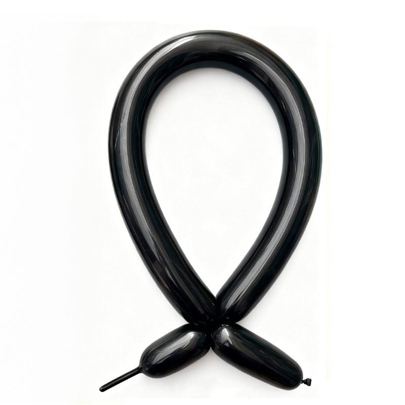 Baloane Modelaj Profesionale, Set 50 Bucati, Latex Flexibil pentru Modelat si Rasucit, Lungime 30 cm, Extensibile pana la 150 cm, Negru