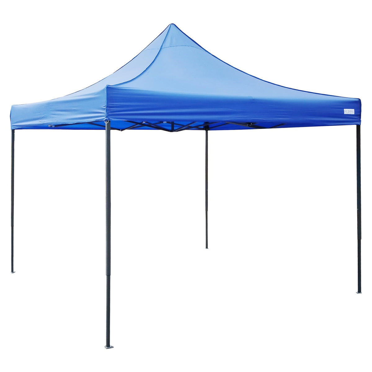 Cort Pavilion Pliabil 3x3m, Cadru Metalic Ranforsat, Inaltime Ajustabila, Acoperis Impermeabil Oxford 420D, Poliester 185 g/m, Albastru