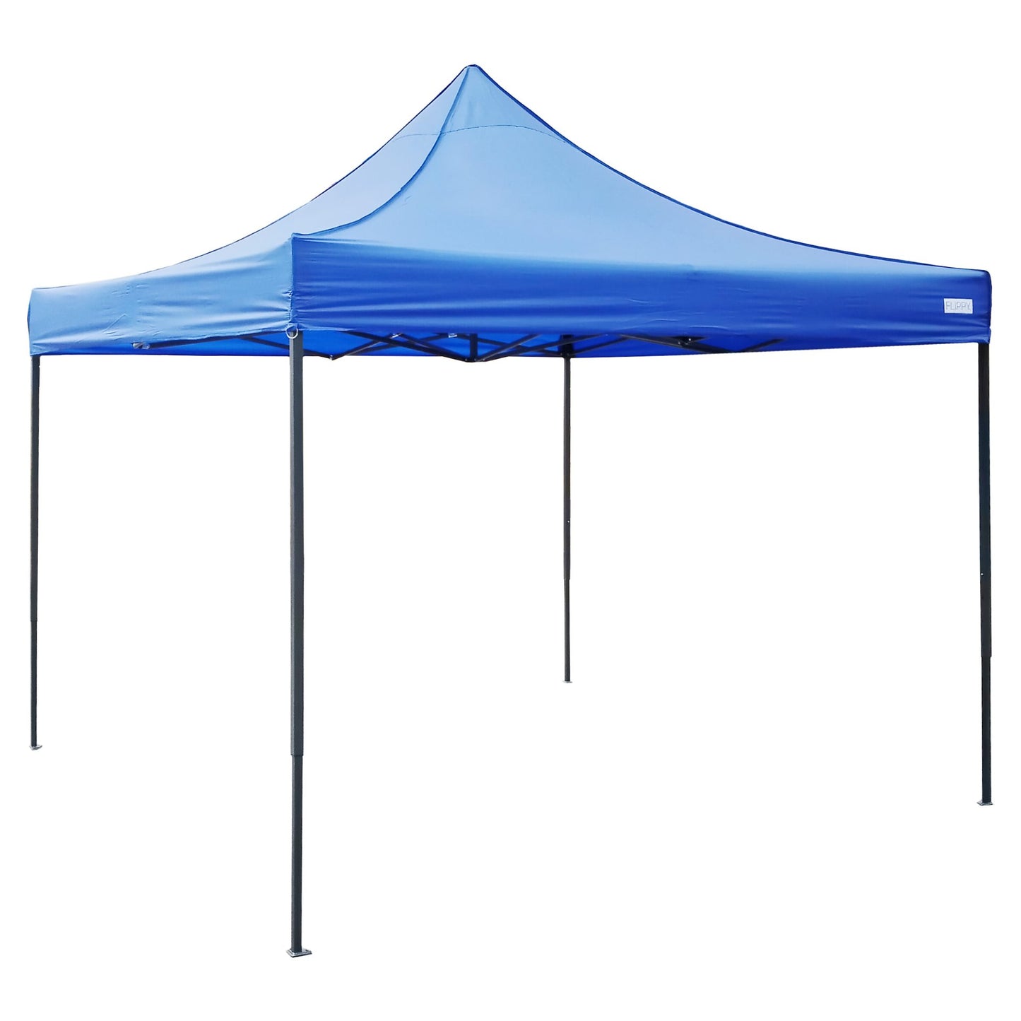 Cort Pavilion Pliabil 3x3m, Cadru Metalic Ranforsat, Inaltime Ajustabila, Acoperis Impermeabil Oxford 420D, Poliester 185 g/m, Albastru
