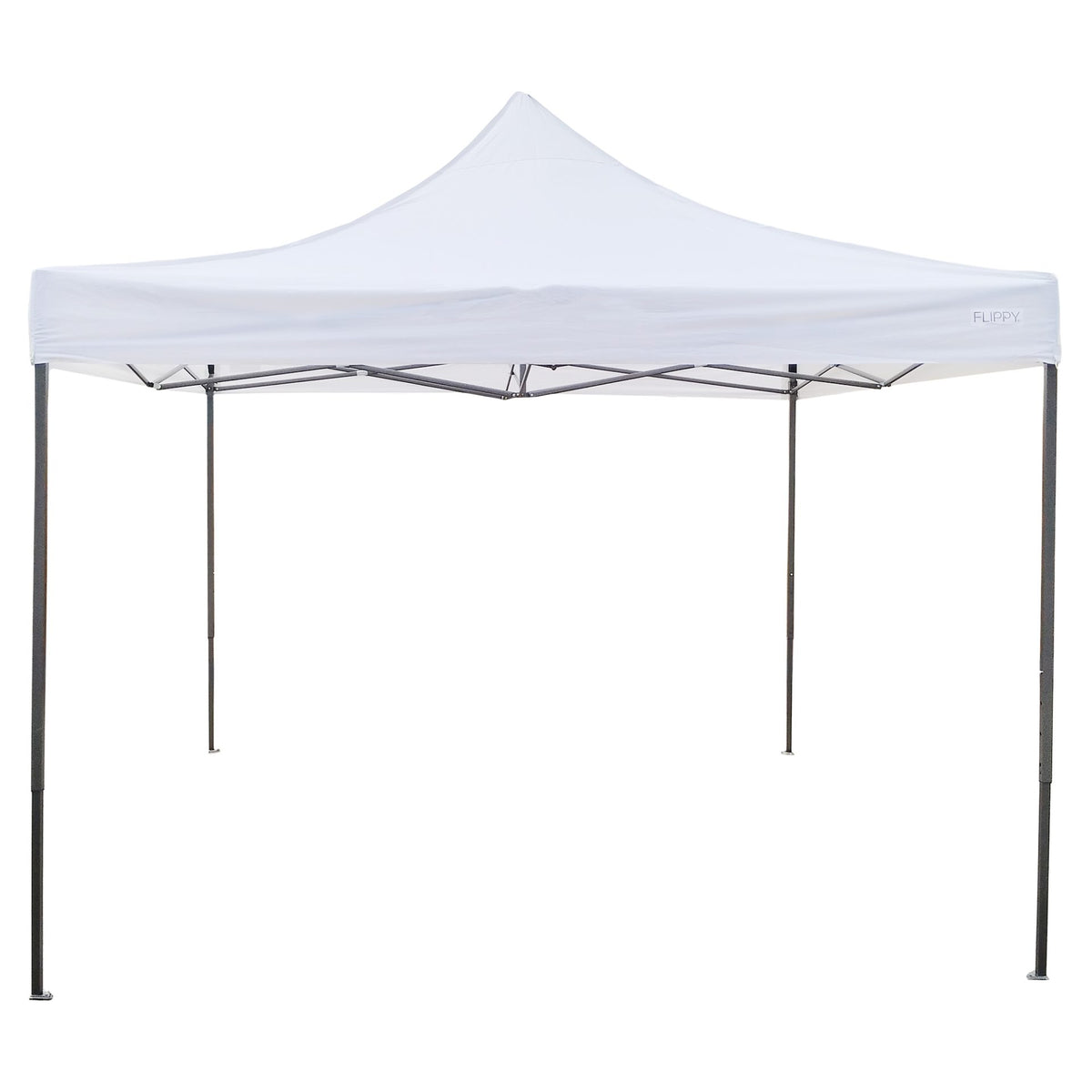 Cort Pavilion Pliabil 3x3m, Cadru Metalic Ranforsat, Inaltime Ajustabila, Acoperis Impermeabil Polyester Oxford 420D 185 g/mp, Gradina si Evenimente, Alb