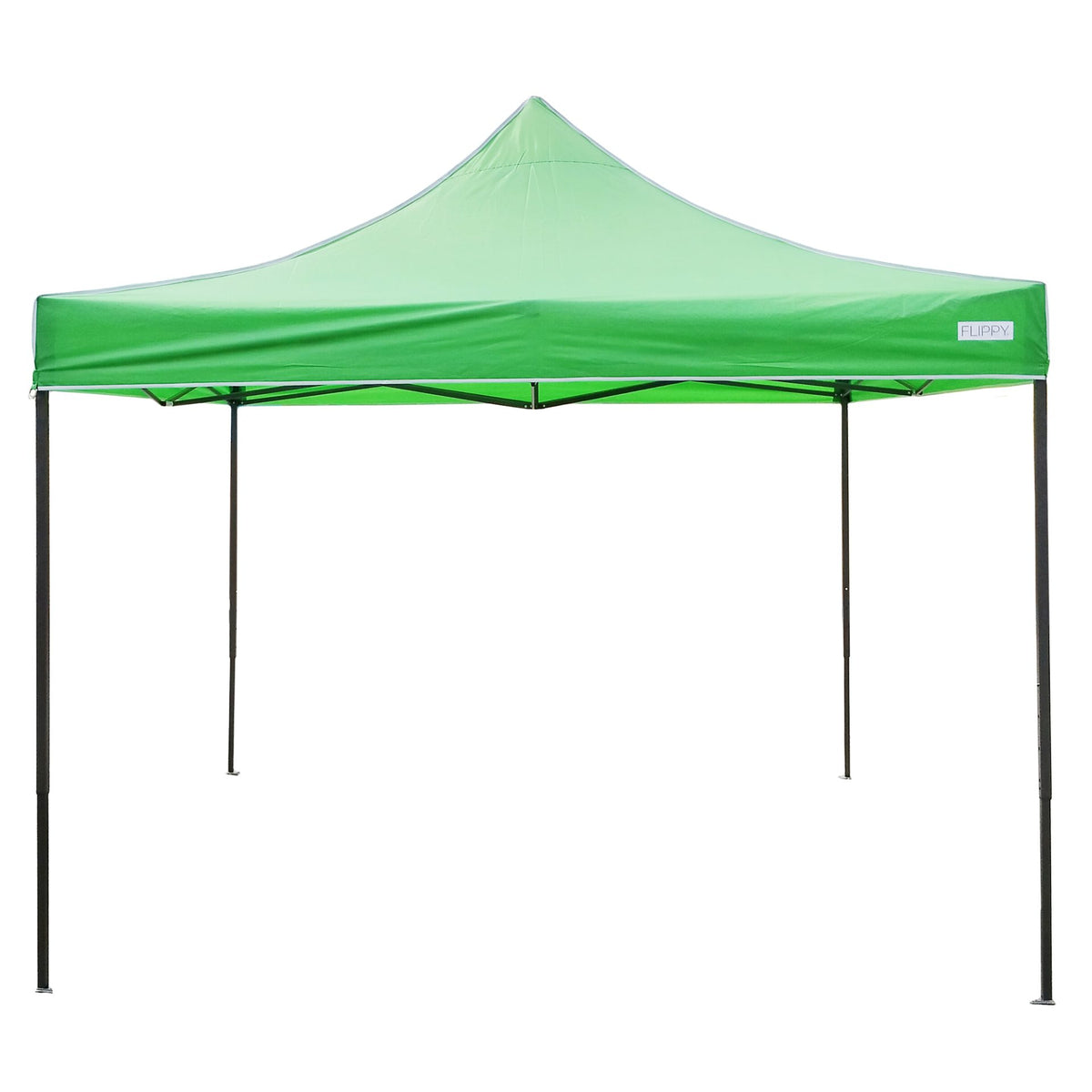 Cort Pavilion Pliabil 3x3m, Cadru Metalic Ranforsat cu Inaltime Ajustabila, Acoperis Impermeabil Poliester Oxford 420D, Verde Deschis