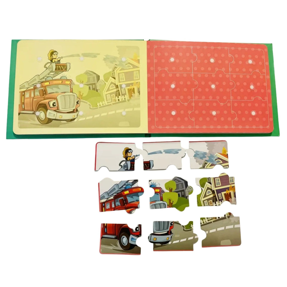 Carte Educativa Quiet Book Montessori cu Stickere Reutilizabile, Joc Senzorial pentru Invatare Timpurie si Motricitate, Model Vehicule, Carton Plastificat, 10 Pagini, 3 Ani+, Multicolor