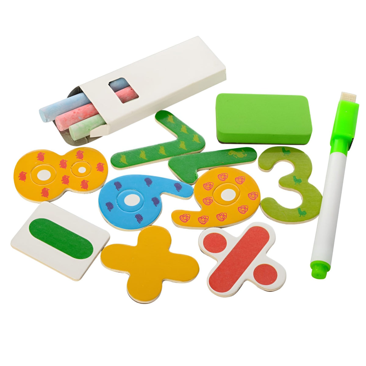 Tabla Educationala Magnetica 2 in 1, Pliabila cu Abac si Doua Fete pentru Creta si Marker, Set Accesorii Litere si Cifre, Lemn Natural, Varsta 3 ani+, Portocaliu