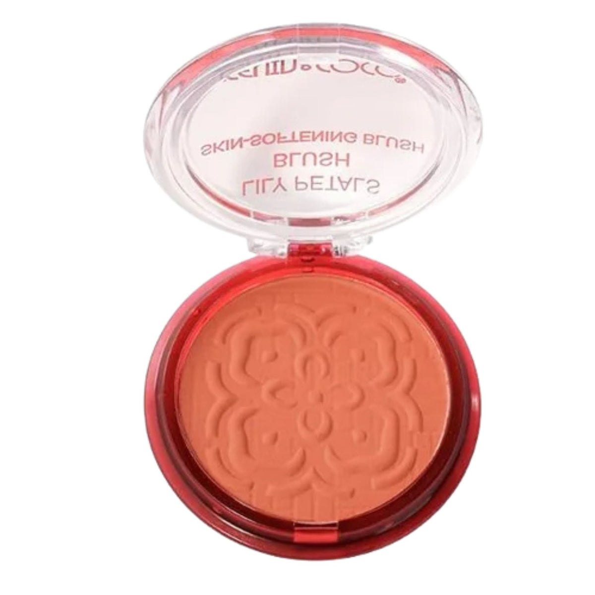 Kevin&Coco Fard de Obraz Lily Petals, Blush Compact cu Textura Fina si Efect Luminos, Pigmentatie Modulabila, Toate Tipurile de Ten, Model Fantasy, Roz/Apricot, 9.3 g