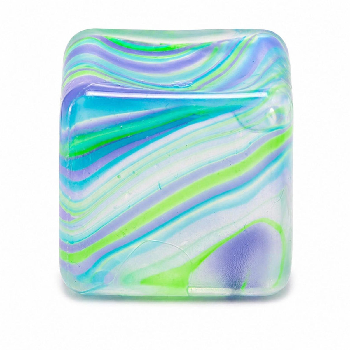 Needoh Cub Fidget Antistres, Jucarie Senzoriala cu Revenire Lenta, Termoplastic si Maltoza, 70 g, 3.5 cm, Verde