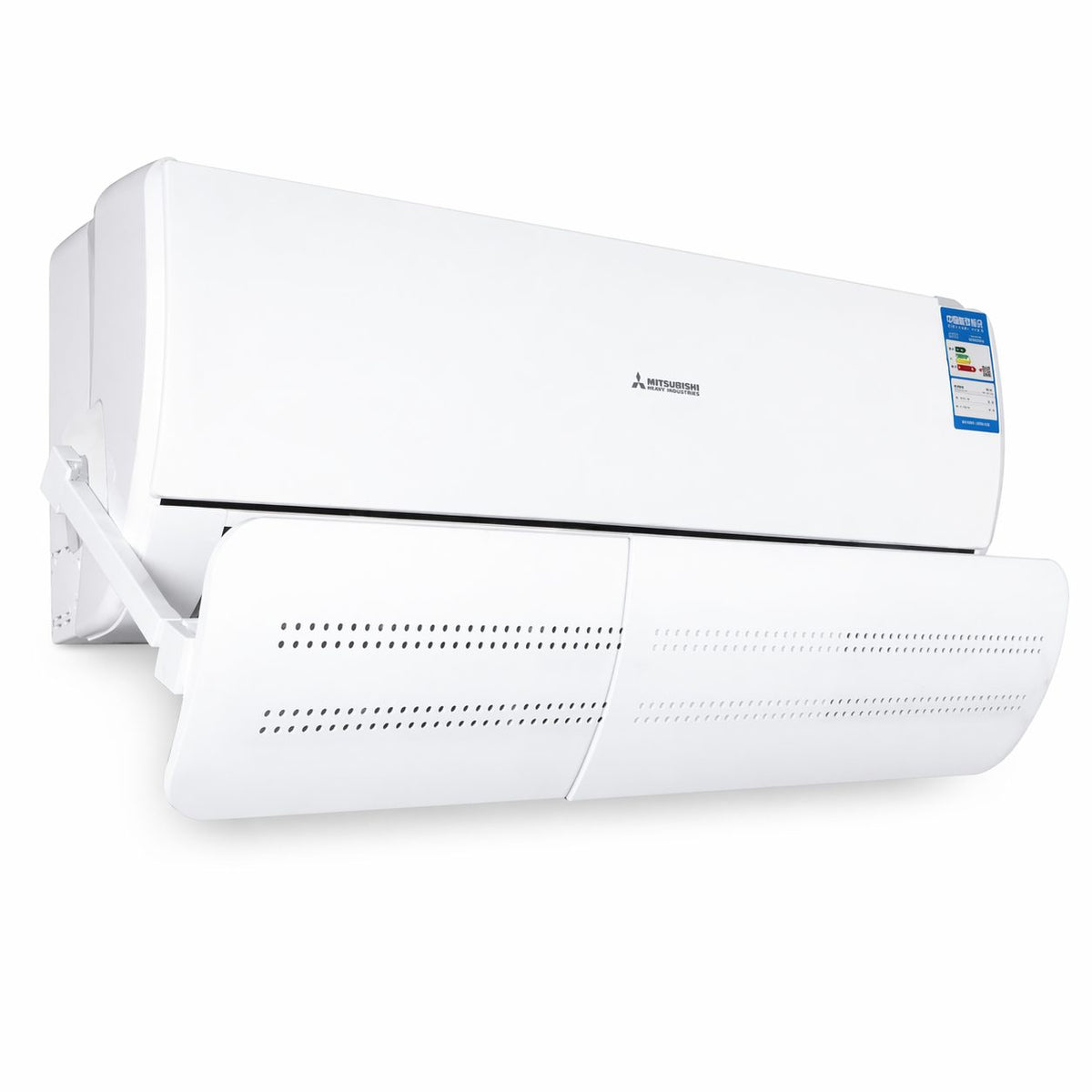 Deflector Aer Conditionat, Model M cu Deschidere Completa pentru Directionare Flux Aer, Plastic Rezistent, Universal, 56 x 18 cm, Alb