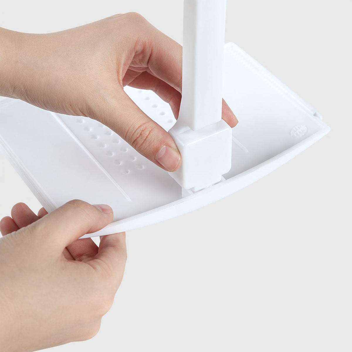 Deflector Aer Conditionat, Panou Directionare Flux Aer si Reducere Curenti Directi, Model B cu Suprafata Neta, Plastic, 56 x 18 cm, Alb