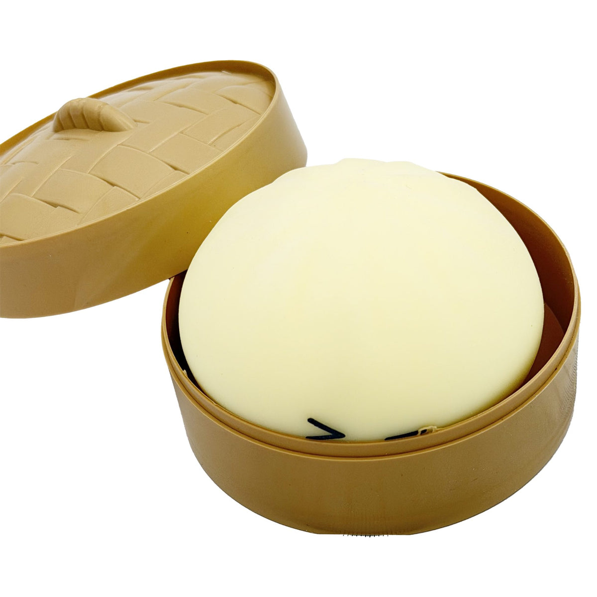Jucarie Squishy Antistres Dumpling, Revenire Lenta, Material Termoplastic, 8.5x8.5x8.5 cm, Culoare Surpriza Mix