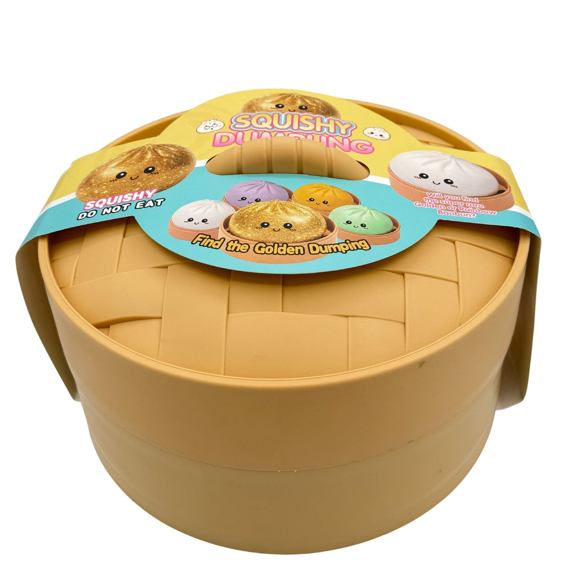 Jucarie Squishy Dumpling Antistres, Model Galusca Gigant cu Revenire Lenta, Spuma Elastica, 25 cm, 1000 g, Culoare Aleatorie