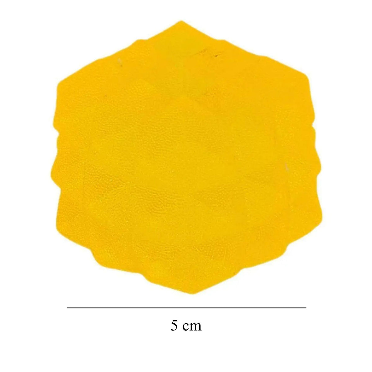 Jucarie Squishy Needoh, Cub Antistres Senzorial Cu Revenire Lenta, Spuma Poliuretanica, 5 cm, Galben