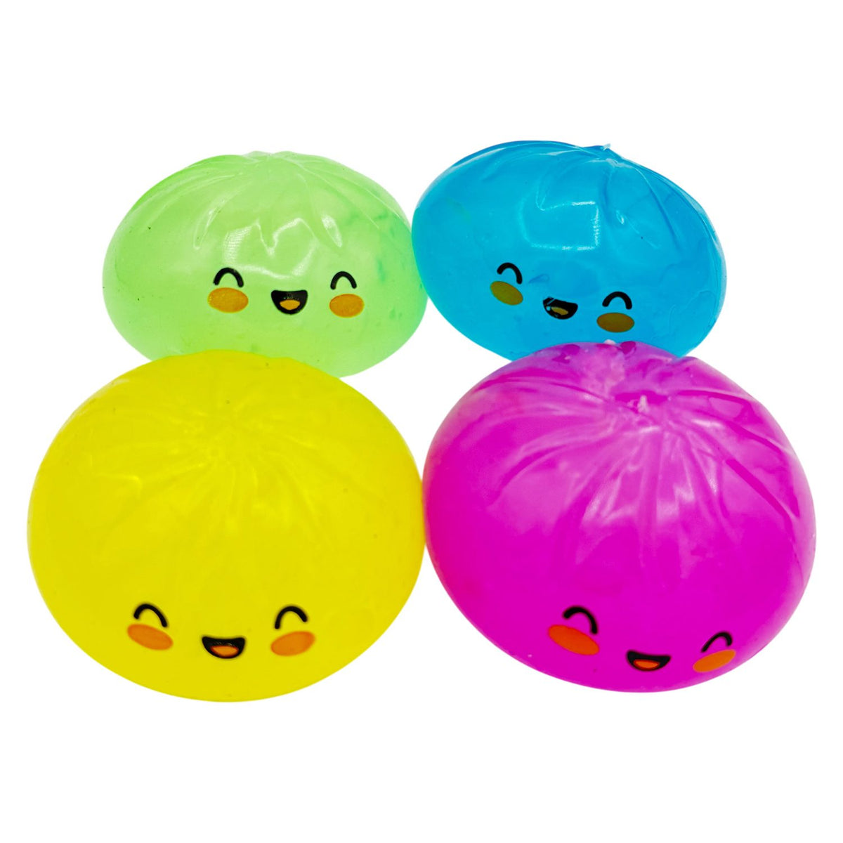 Jucarie Squishy Antistres, Model Fata Zambitoare cu Efect Fluorescent, Termoplastic, 8.5 cm, Culoare Mix Surpriza