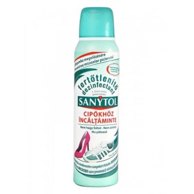 Sanytol, Spray Dezinfectant Pentru Incaltaminte, Elimina Mirosurile Neplacute si Bacteriile, Actiune Virucida, 150 ml