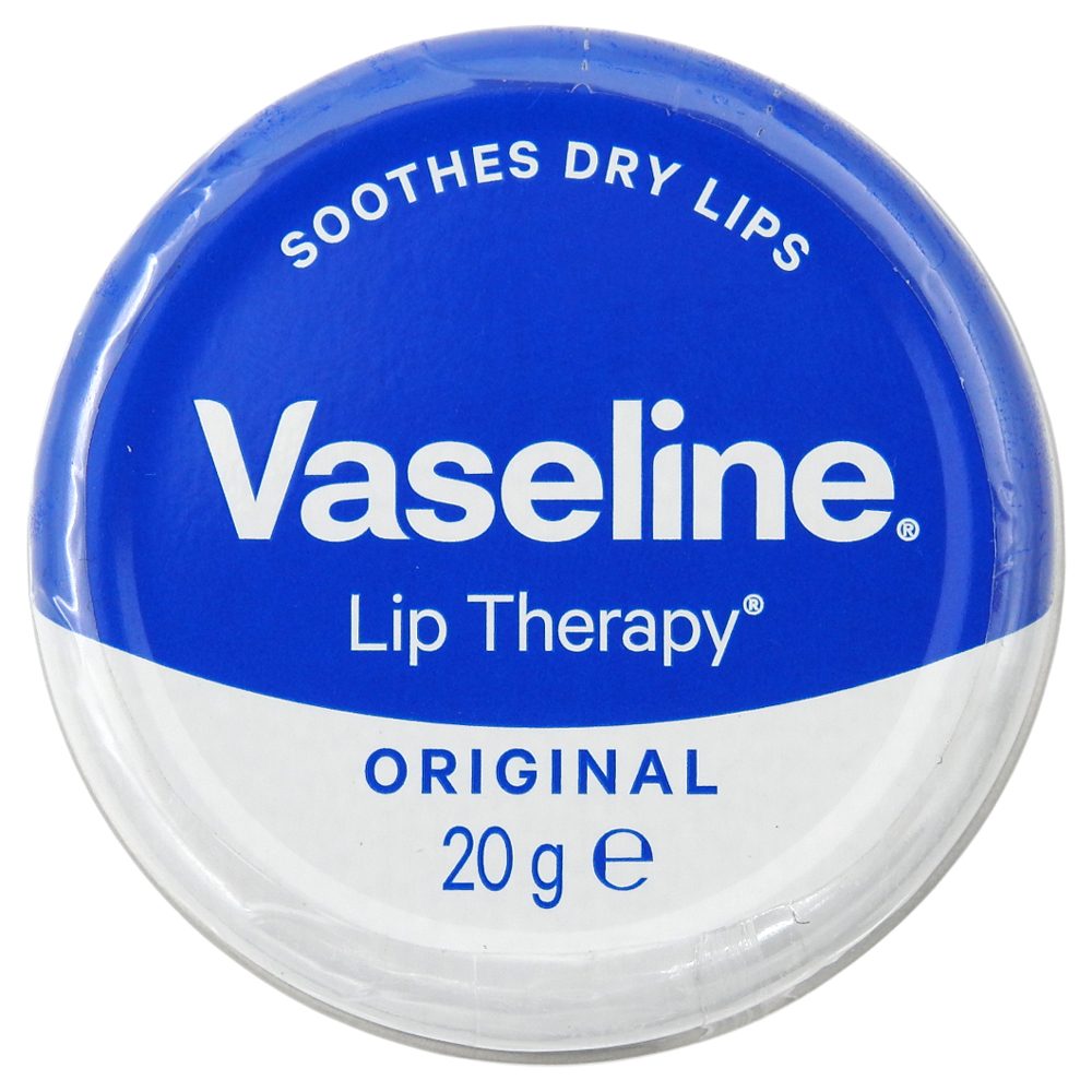 Vaseline Balsam de Buze Original, Hidratare Intensă și Protecție, Vaselină Pură, 20 g