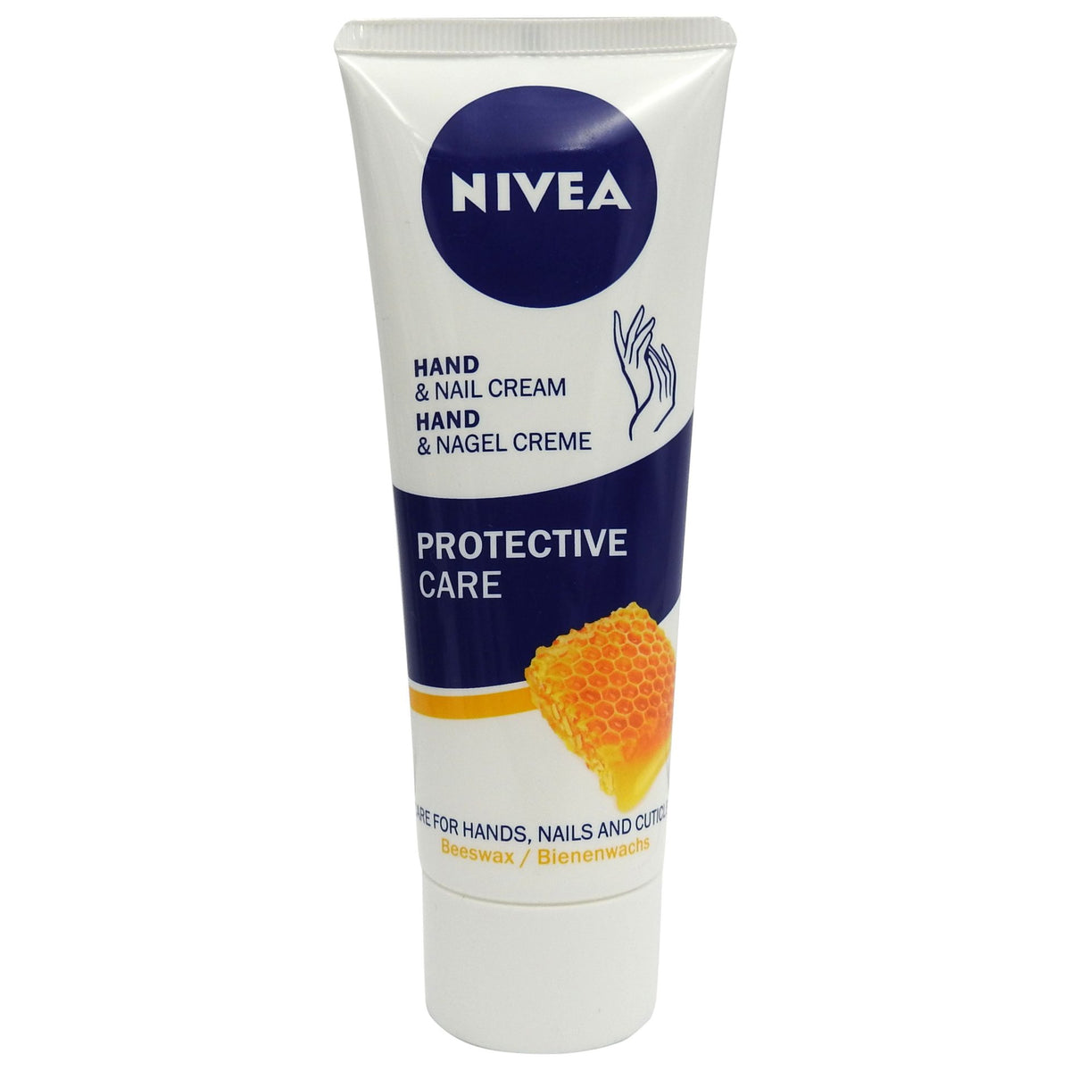 Nivea Crema de Maini Protective Care, Formula Hidratanta cu Ceara de Albine, Protectie si Ingrijire, 75 ml