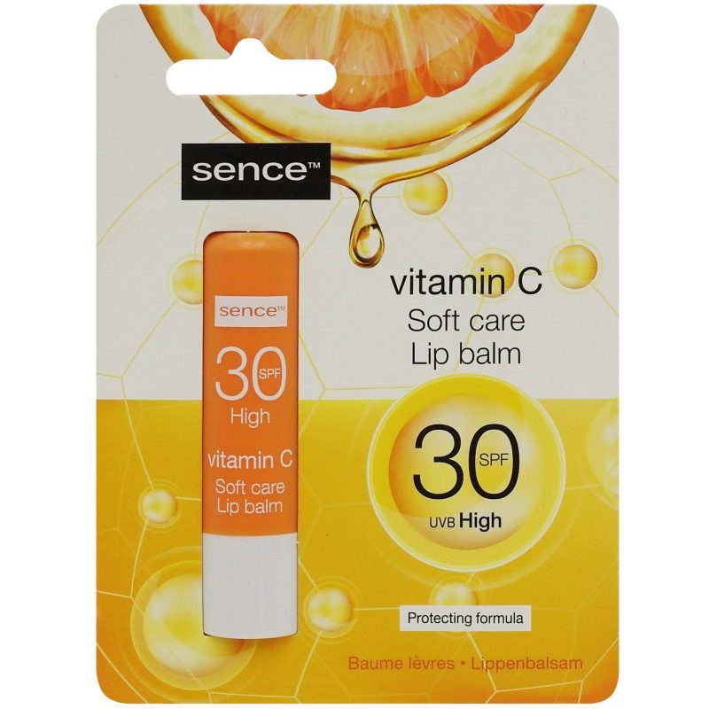 Balsam de Buze Sence Soft Care, Protectie Solara SPF 30, Formula Hidratanta, 4.3 g
