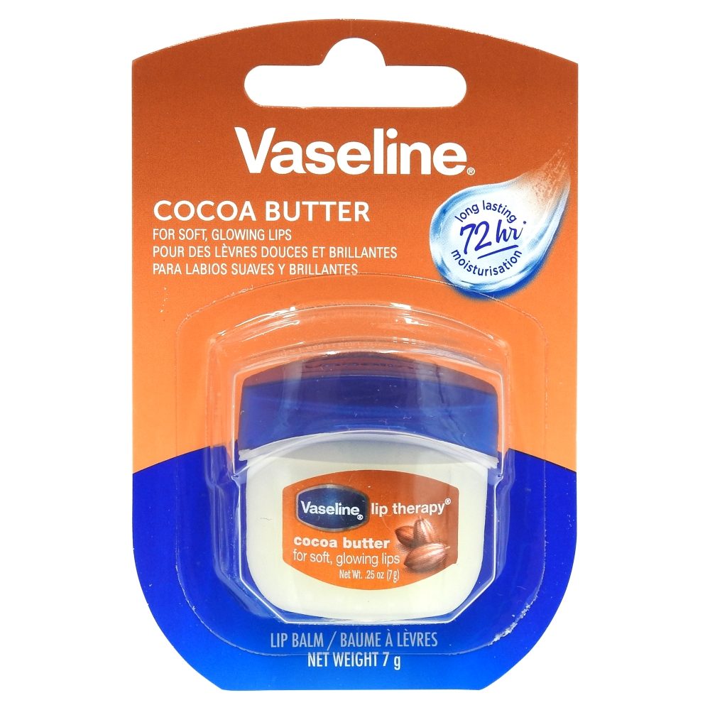 Vaseline Balsam de Buze Lip Therapy, Hidratare Intensă cu Unt de Cacao, Textură Non-Grasă, 7 g