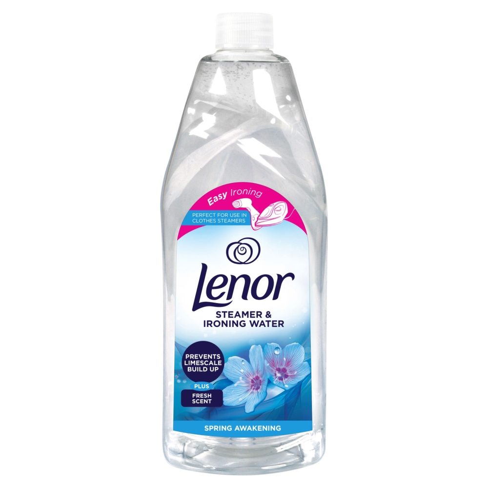 Lenor Apa Parfumata Pentru Calcat, Aroma Spring Awakening, Formula Anti-Calcar, Recipient Plastic, 1 L