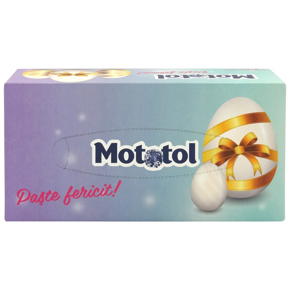 Mototol, Șervețele Nazale Fine la Cutie, 2 Straturi, Tip Pop-up, 150 Bucăți